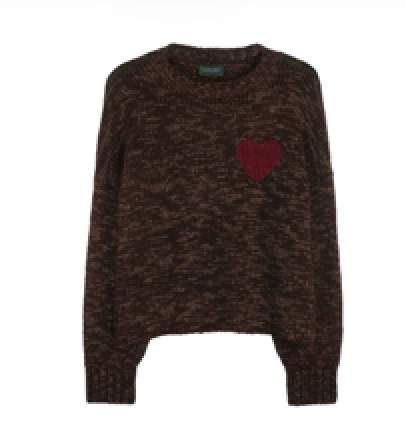 Fall Lover Melange Crew Chunky by Wooden Ships | Brown Brick Melange
