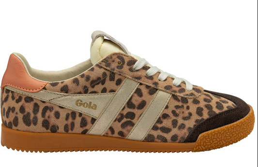 Elan Safari Sneakers by Gola | Leopard/Mocha/Gold/Terracotta - Zen&Zip