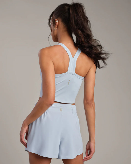 Serene Shelf Bra Tank by Rhone | Blue Dawn