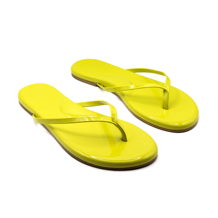 Indie Classic Thin Strap Sandal by Solei Sea | Grapefruit Patent