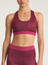 Thrive Societe Printed T-Back Bra Peony Python