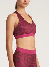 Thrive Societe Printed T-Back Bra Peony Python