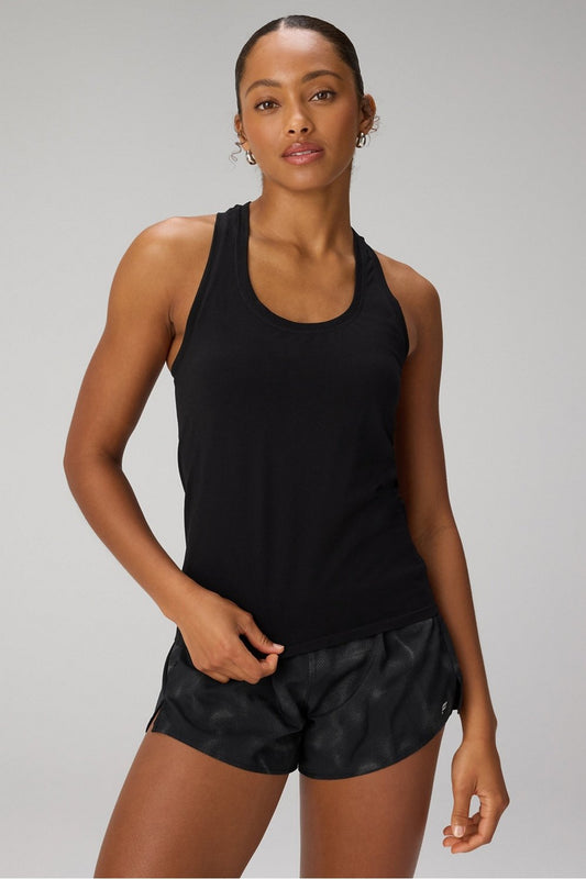 Feather Tech+ Racerback Tank by Fabletics | Black