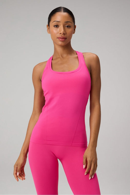 Feather Tech+ Racerback Tank by Fabletics | Pink Crush