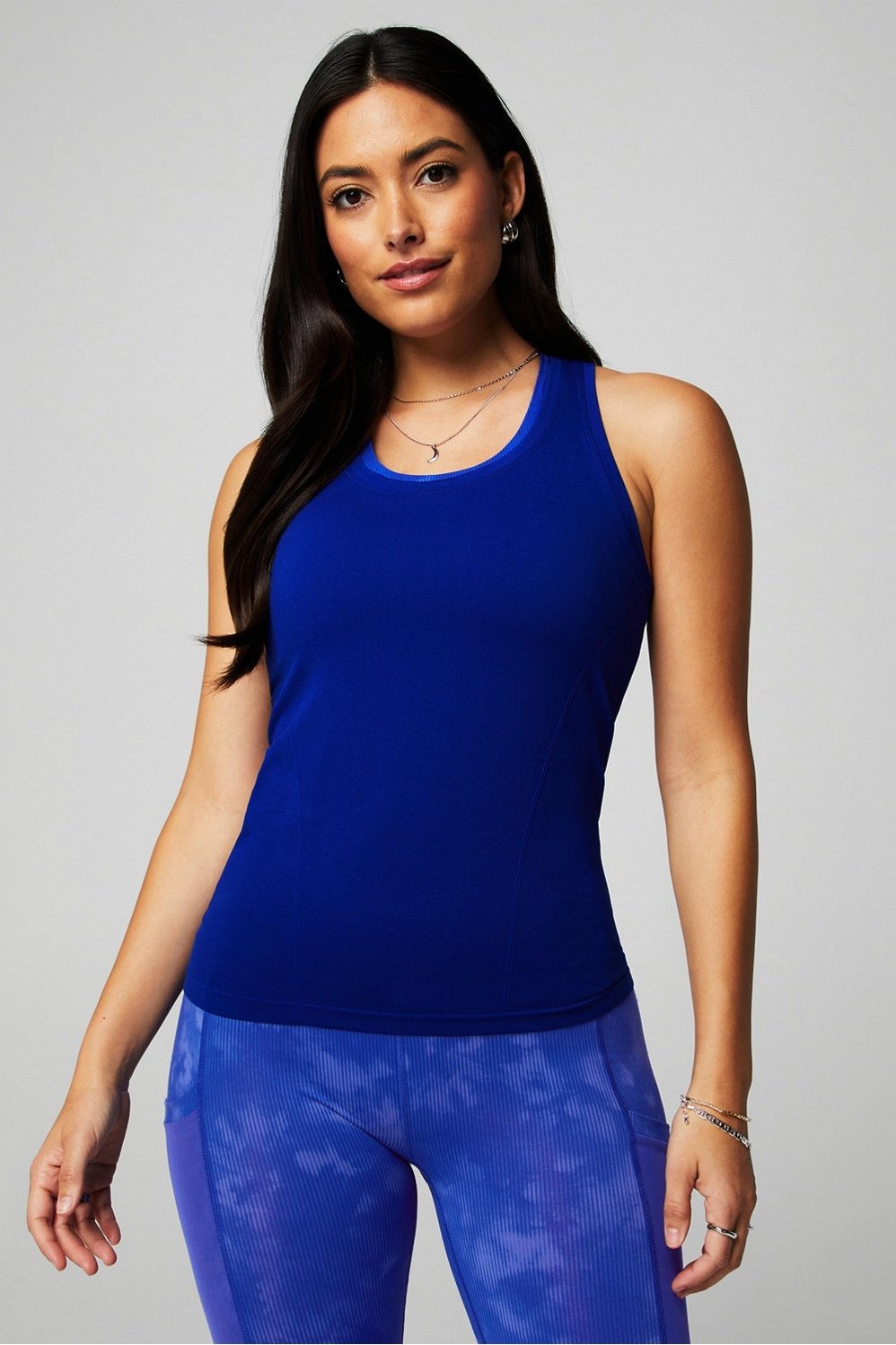 Feather Tech+ Racerback Tank by Fabletics | Admiral Blue