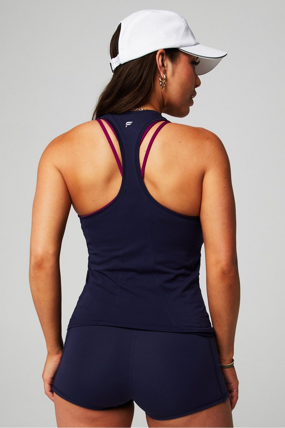 Feather Tech+ Racerback Tank by Fabletics | Deep Navy