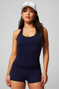 Feather Tech+ Racerback Tank by Fabletics | Deep Navy