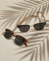 Travis by Blue Planet | Gold/Onyx/Wood Temples/Smoke Polarized