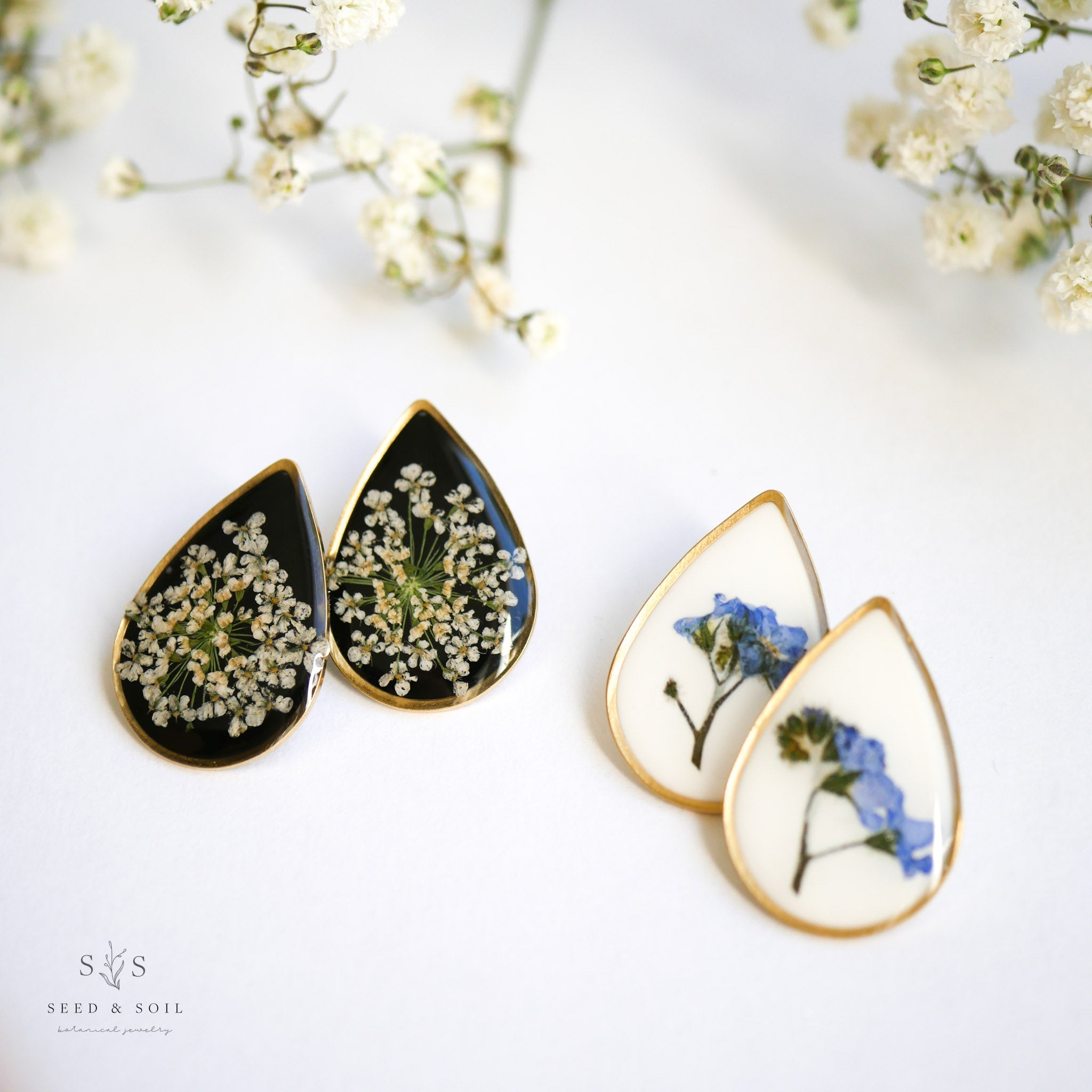 Large Teardrop Studs