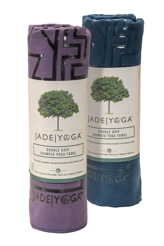Double Grip Chamois Yoga Towel - Zen&Zip