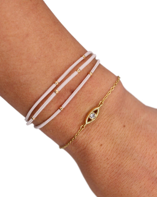 Evil Eye Charm Bracelet Set - Zen&Zip