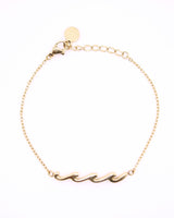 Wave Charm Bracelet Set