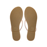 Vivie Stitch Strap Sandal by Solei Sea | Blush Gold