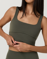 AllTheForm Support Tank in Army, back detail