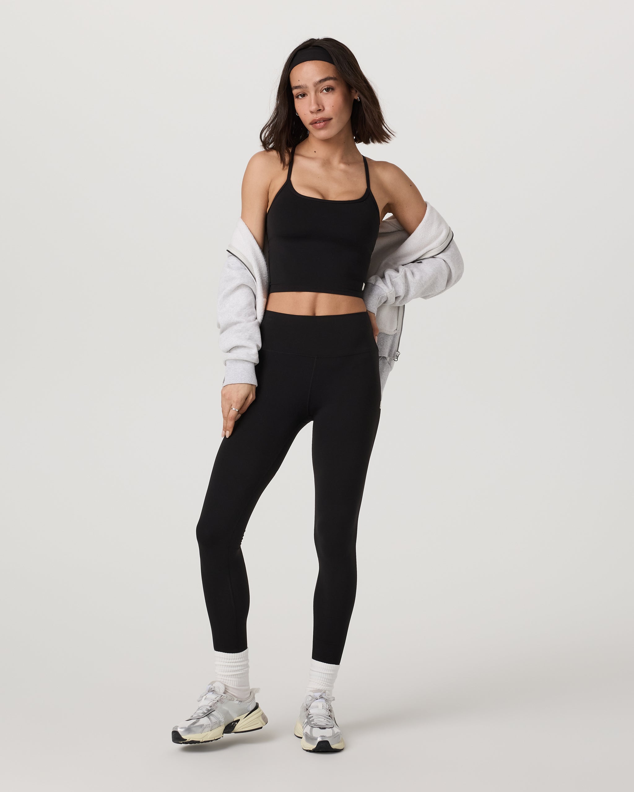 AllTheFeels Tank 2.0 in Black, full look