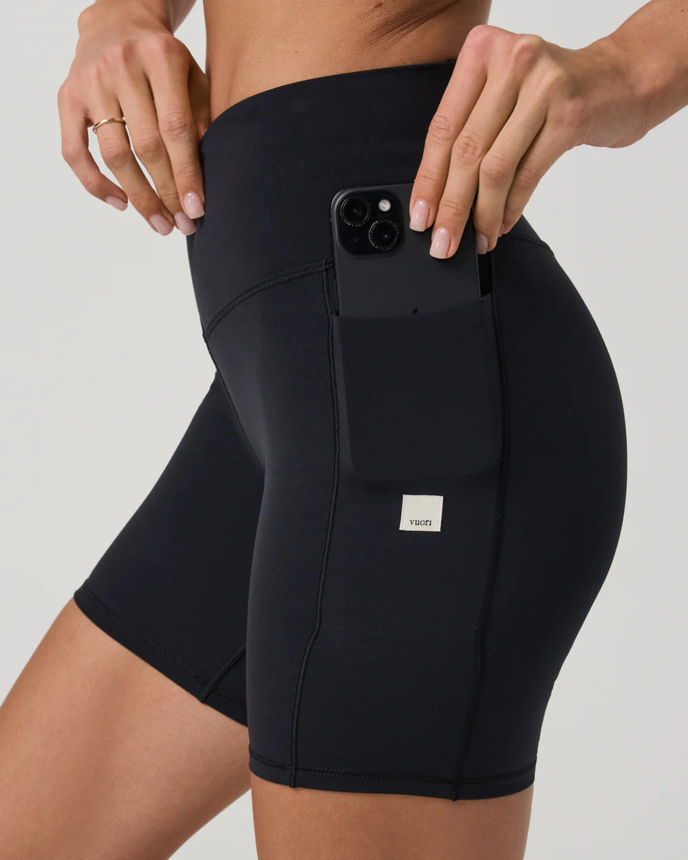 All the Form Pocket Short 6” by Vuori | Black