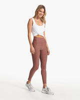 Clean Elevation Legging Hazelnut Heather