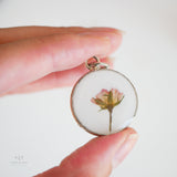 Valentine Round Rose Necklace