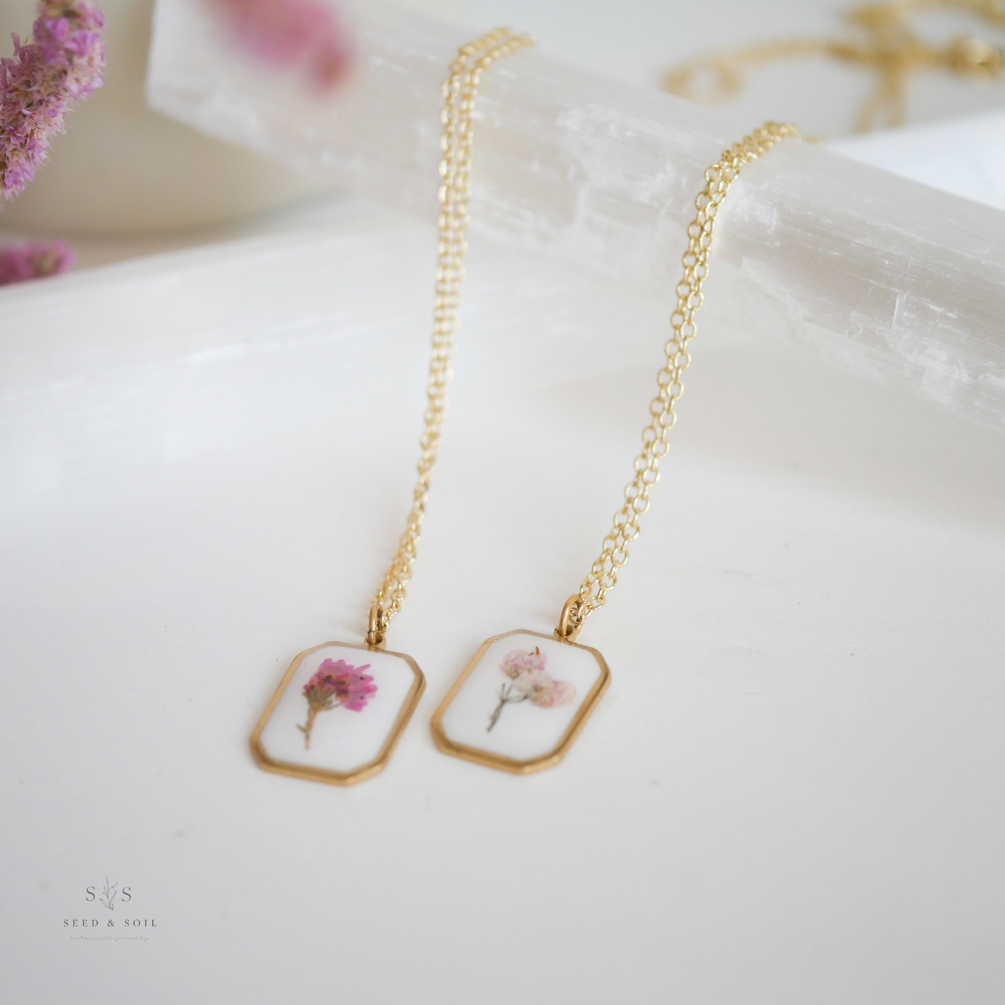 Valentine Ornate Frame Necklace