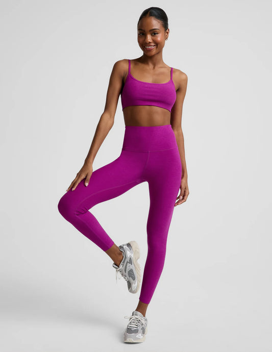 Spacedye Caught in the Midi HW Legging by Beyond Yoga | Berry Bliss Heather