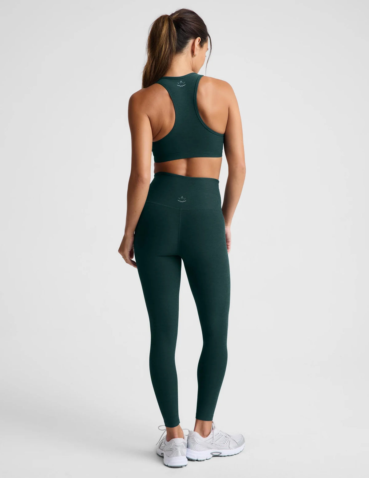 Spacedye Caught in the Midi HW Legging by Beyond Yoga | Dark Ivy Heather