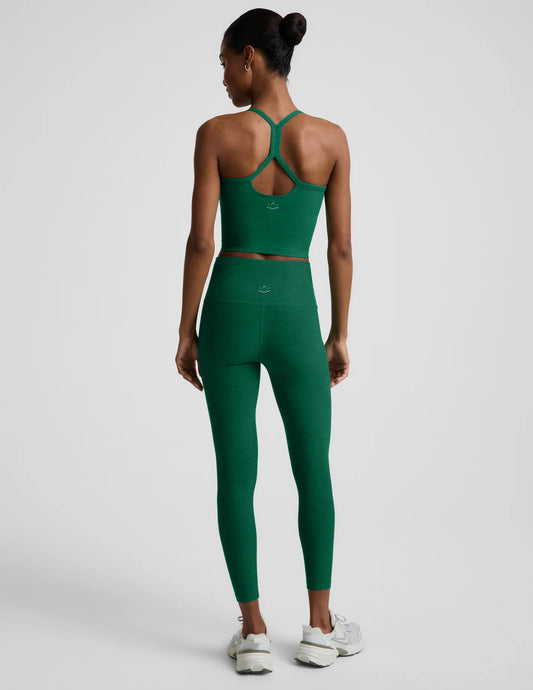 Spacedye Caught in the Midi HW Legging by Beyond Yoga | Legacy Pine Heather