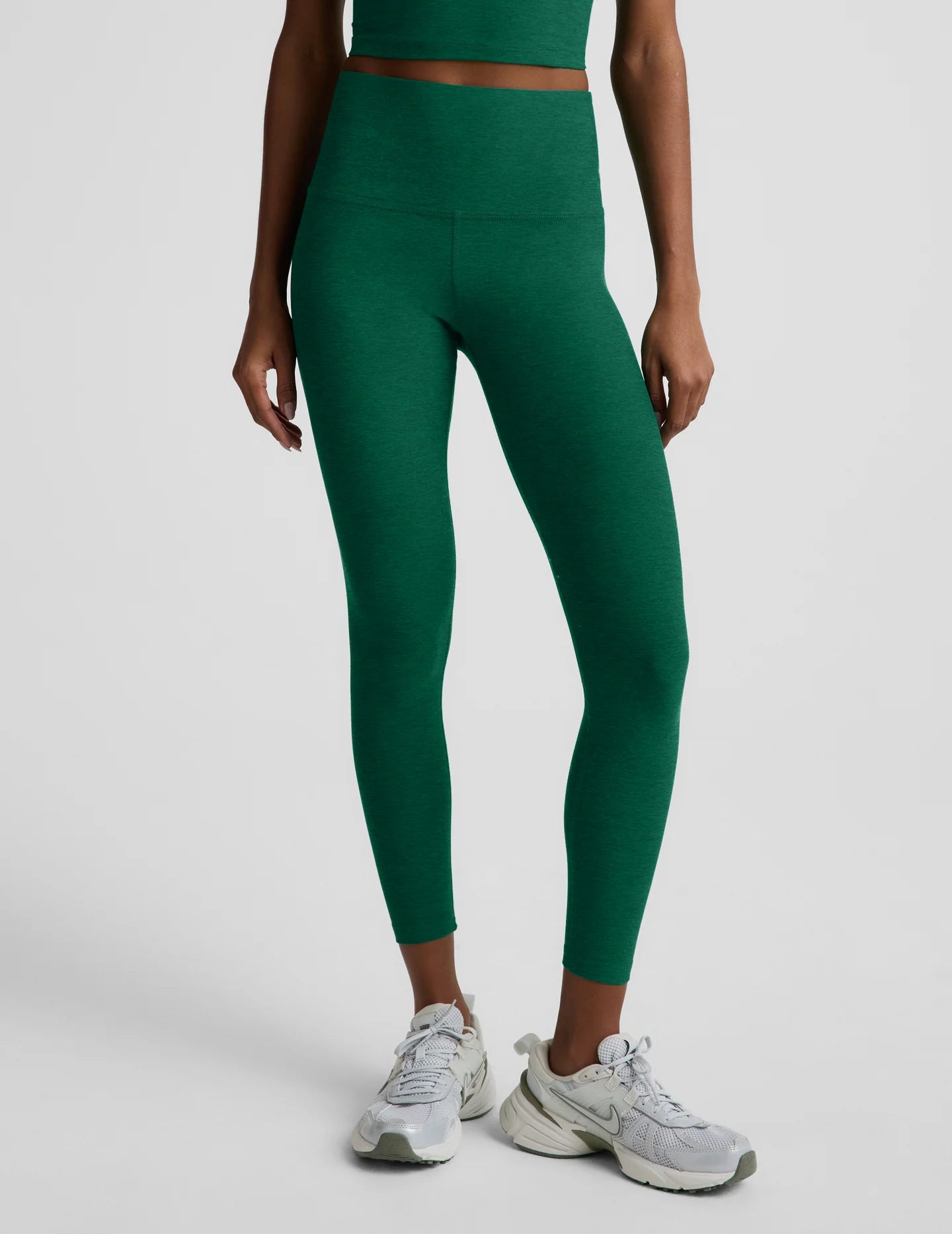 Spacedye Caught in the Midi HW Legging by Beyond Yoga | Legacy Pine Heather