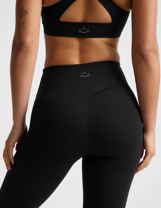 glowzone HW Midi Legging by Beyond Yoga | Pitch Black