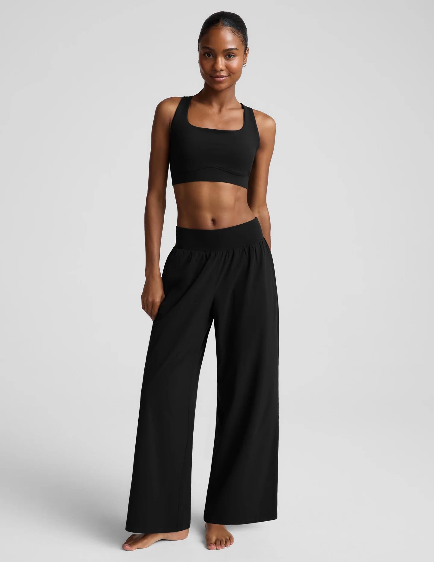 glowzone Hybrid Straight Leg Pant by Beyond Yoga | Black