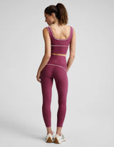 Spacedye Dynamic HW Legging by Beyond Yoga | Pomegranate Heather