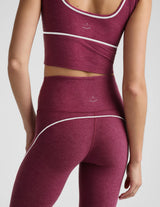 Spacedye Dynamic HW Legging by Beyond Yoga | Pomegranate Heather