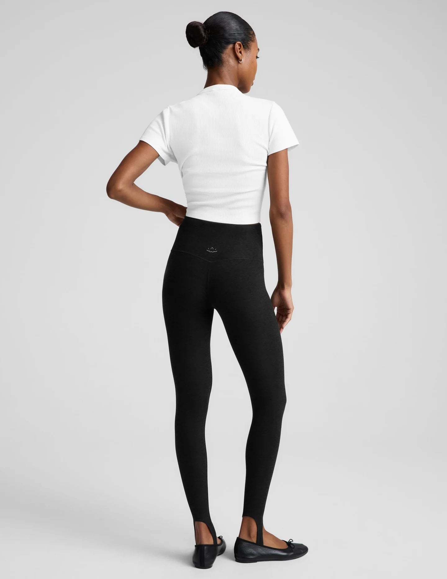 Spacedye Stirrup HW Legging by Beyond Yoga | Darkest Night