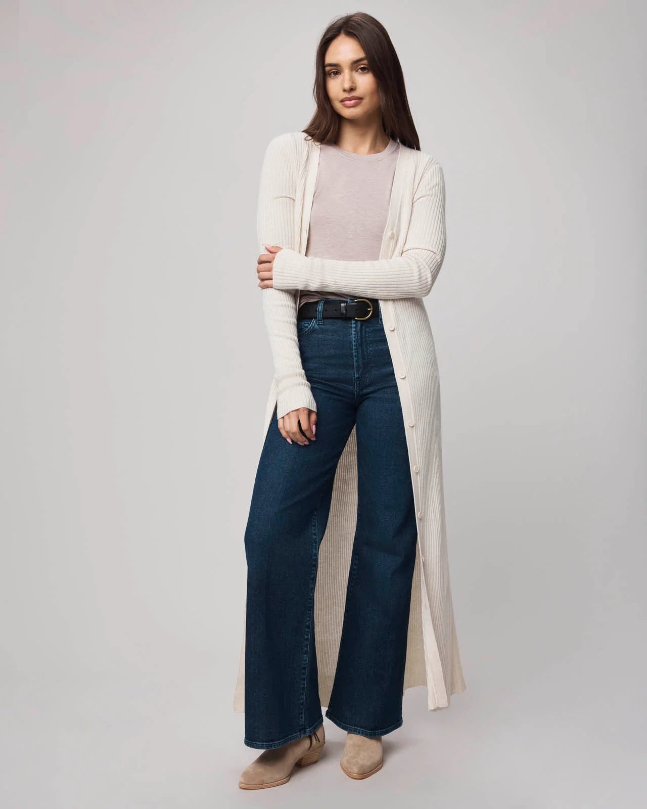 Georgie Button Down Dress by Splendid | Pale Oak Heather