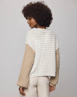 Maria Bobble Cardigan by Splendid | Pale Oak/Camel Heather