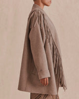Sandra Fringe Jacket by Splendid | Taupe Grey