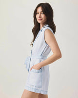 Alessi Romper by Splendid | Bleached Indigo - Side