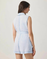 Alessi Romper by Splendid | Bleached Indigo - Back