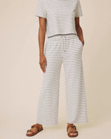 Kennedy Stripe Pant by Splendid | Pale Oak/Eucalyptus