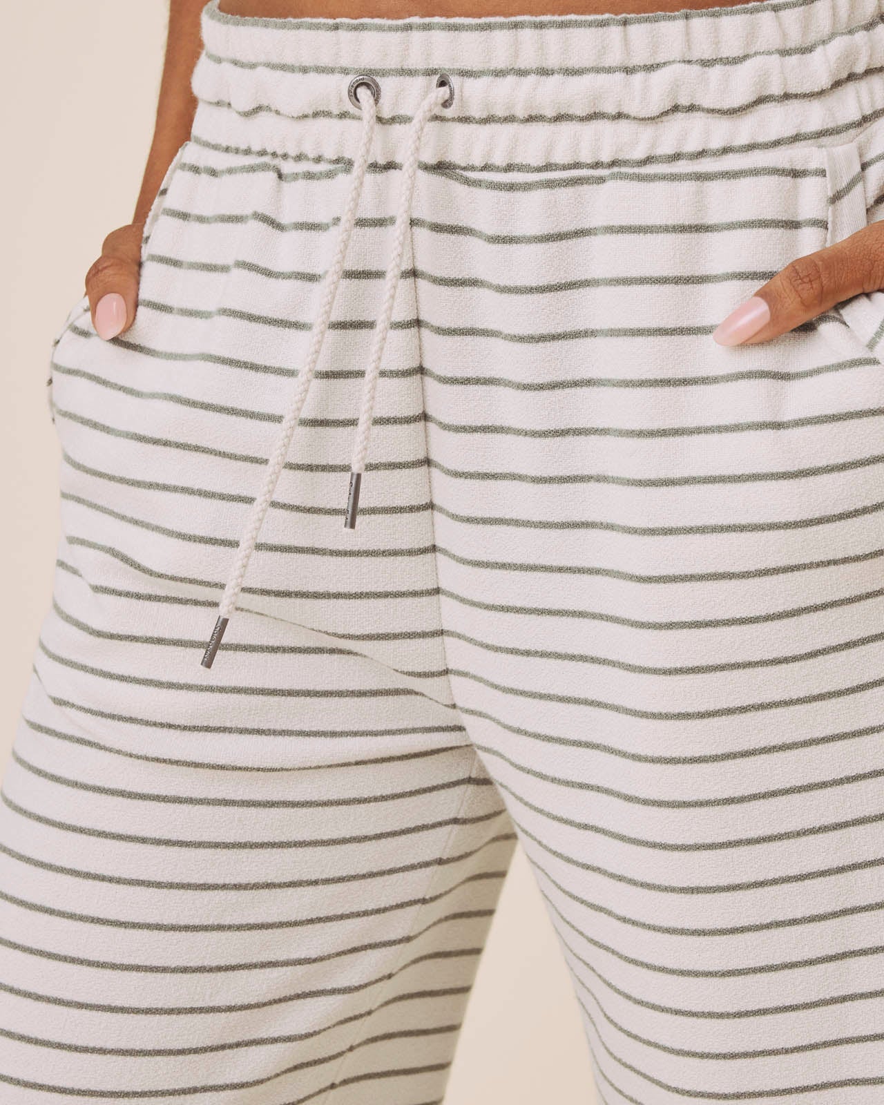Kennedy Stripe Pant by Splendid | Pale Oak/Eucalyptus