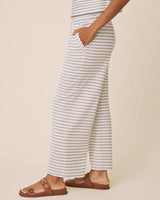 Kennedy Stripe Pant by Splendid | Pale Oak/Eucalyptus