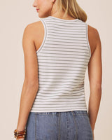 Kennedy Stripe Tank by Splendid | Pale Oak/Eucalyptus