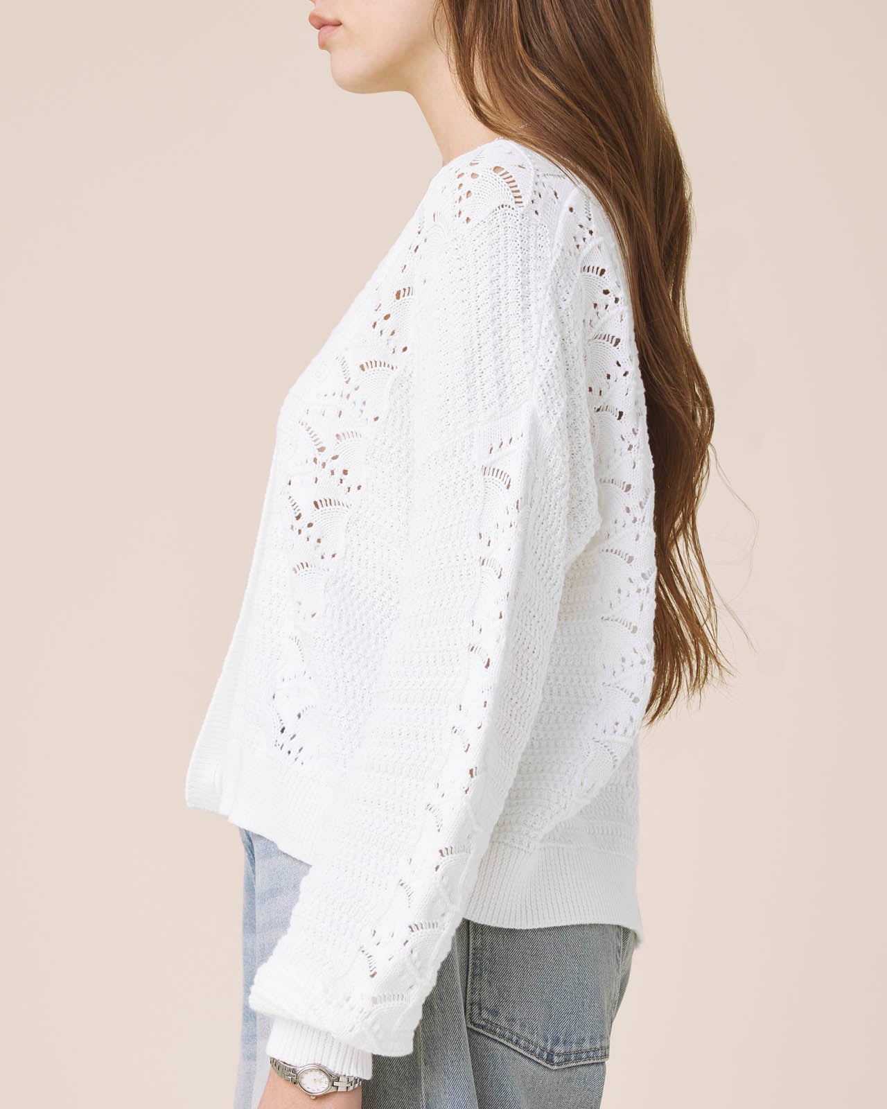 Bridget Cardigan by Splendid | White