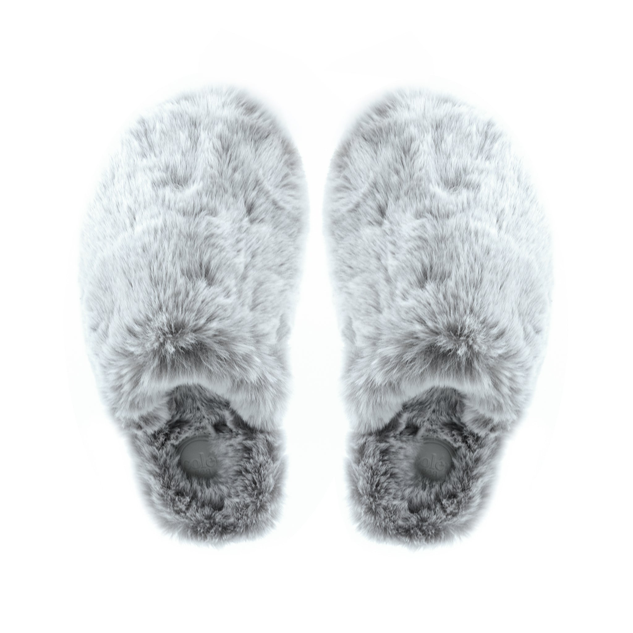 Wrigley Fur Slipper in Dusk, top view