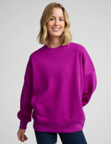 Luxefleece Crewneck by Beyond Yoga | Berry Bliss