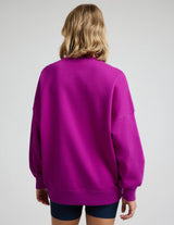 Luxefleece Crewneck by Beyond Yoga | Berry Bliss