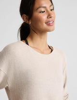Luxelayer Pullover by Beyond Yoga | Oatmeal Heather