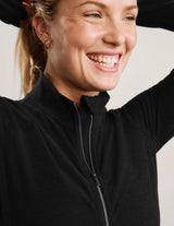 Spacedye High Definition Long Jacket by Beyond Yoga | Darkest Night