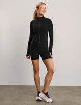 Spacedye High Definition Long Jacket by Beyond Yoga | Darkest Night