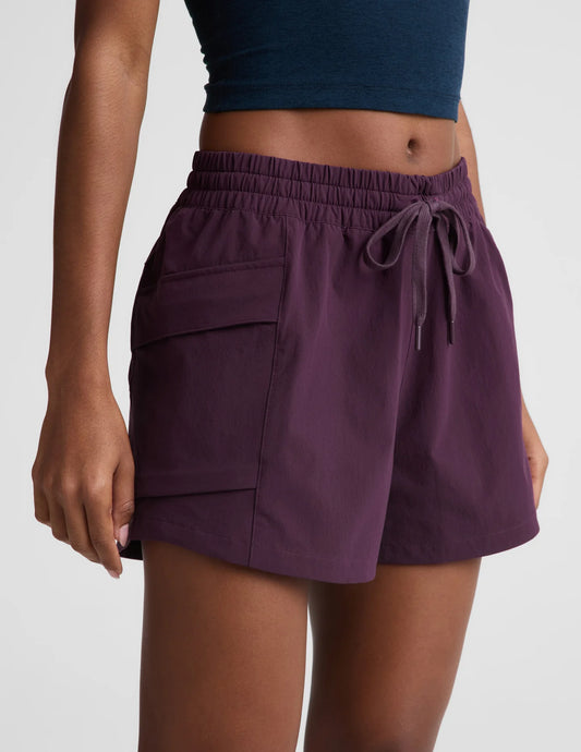 Peak 3" Short by Beyond Yoga | Brilliant Blackberry