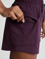 Peak 3" Short by Beyond Yoga | Brilliant Blackberry